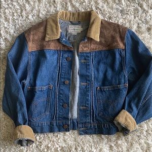 Ralph Lauren denim and suede jacket